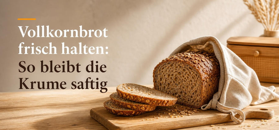 Vollkornbrot frisch halten: So bleibt die Krume saftig