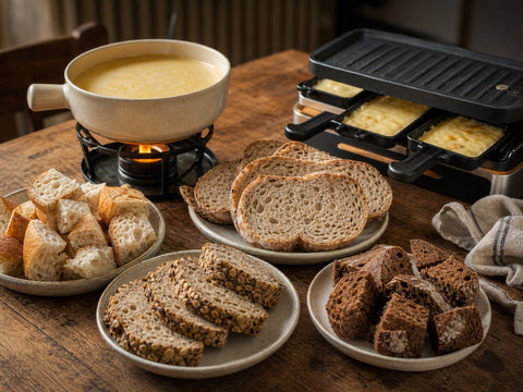 Welches Brot passt zu Raclette und Käsefondue?