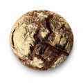 Rustikales Sauerteigbrot von Terjung von oben