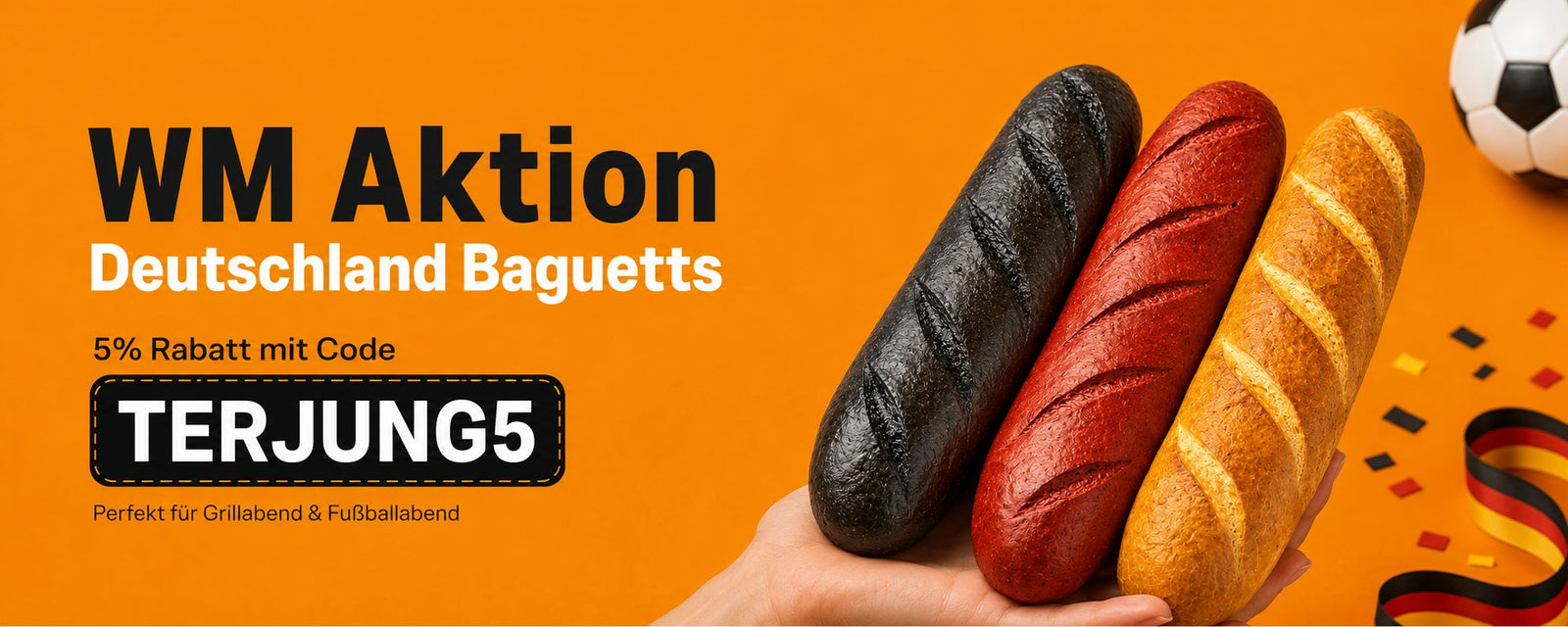 Rote-Bete-Brot und Brotwein Weiß auf Terjung-Orange