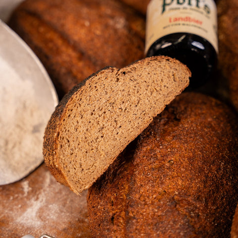 Bierbrot geschnitten von Terjung