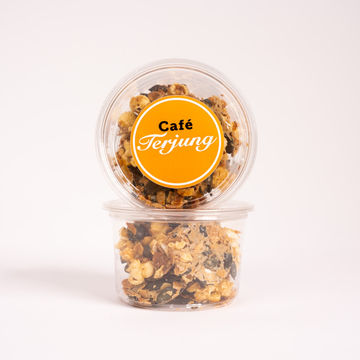 Popcorn Kekse – Sweet & Salty Kino-Feeling zwei Packungen übereinander